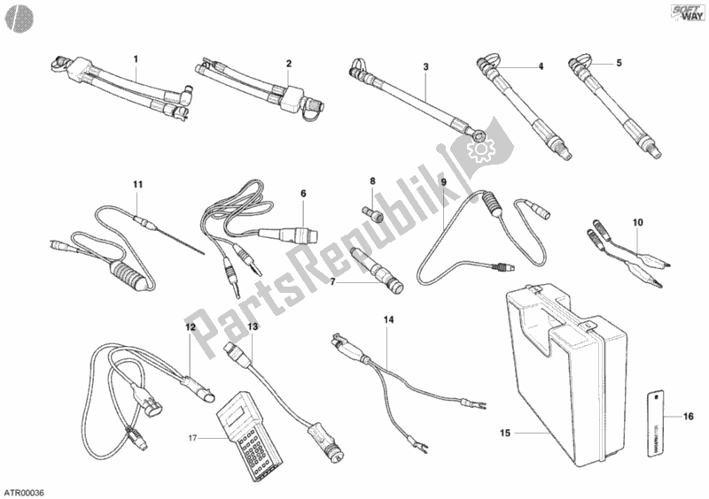 Toutes les pièces pour le Instrument De Contrôle De Pression du Ducati Sport ST4 S USA 996 2005